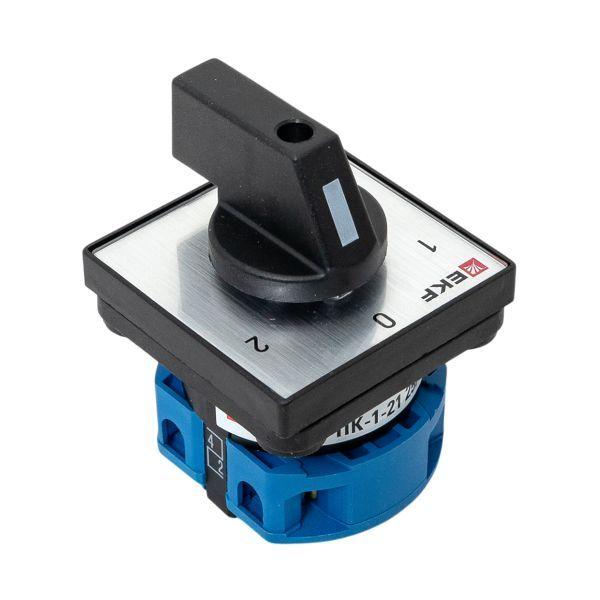  Переключатель кулачковый ПК-1-21 1П 25А "1-0-2" EKF pk-1-21-25 фото в каталоге от BTSprom.by