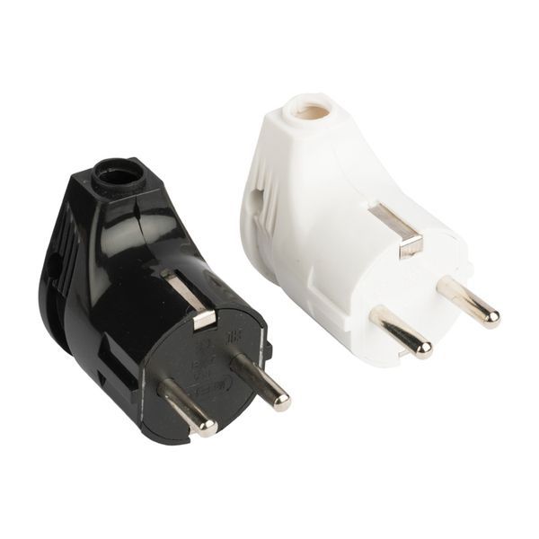  Вилка угловая 16А 250В с заземл. бел. EKF AVY16-10 фото в каталоге от BTSprom.by