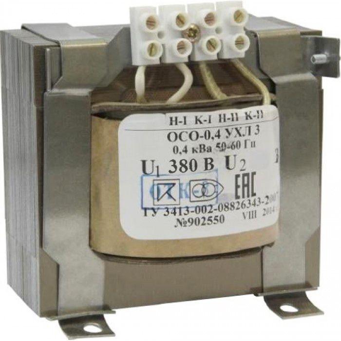 трансформатор осо-0.4 ухл3 380/12. ip00 электротехник et014040 от BTSprom.by