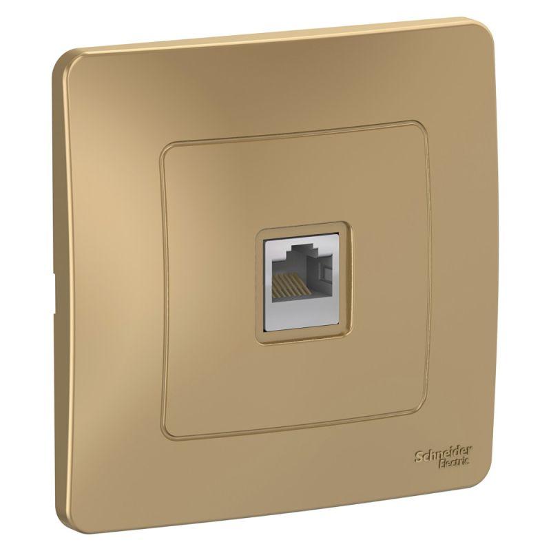 розетка компьютерная 1-м сп blanca rj45 кат.5e титан se blnis045004 от BTSprom.by