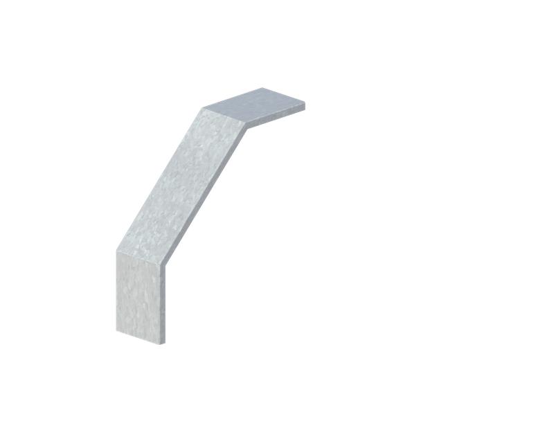 Крышка для угла внешнего 90град. осн.100 сталь 1.5мм ЛМсК-90Н цУТ2.5 оцинк. СОЭМИ Н0122430142 от BTSprom.by