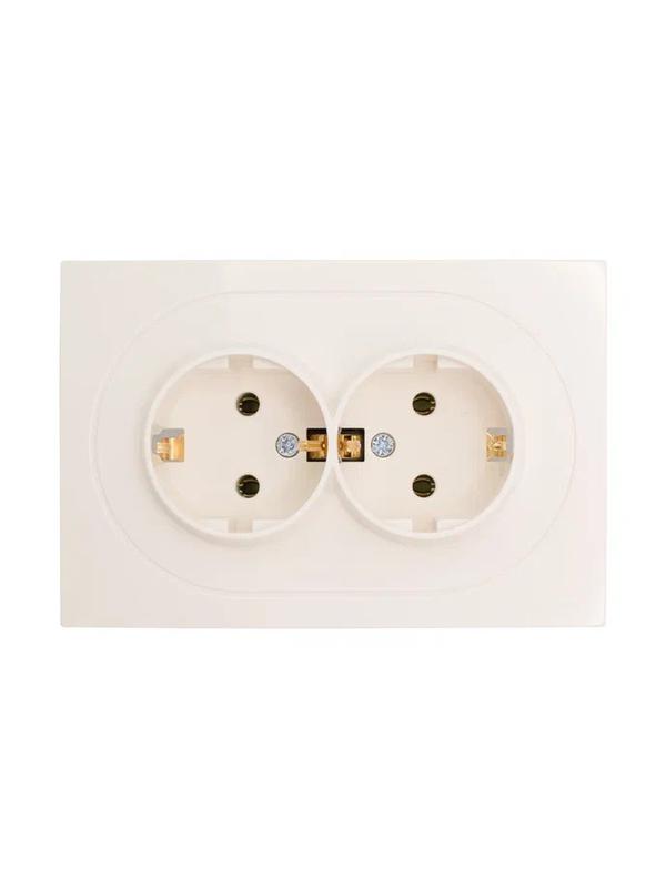 розетка 2-м сп osen с заземл. пбт механизм сл. кость lezard 743-9000-127b от BTSprom.by