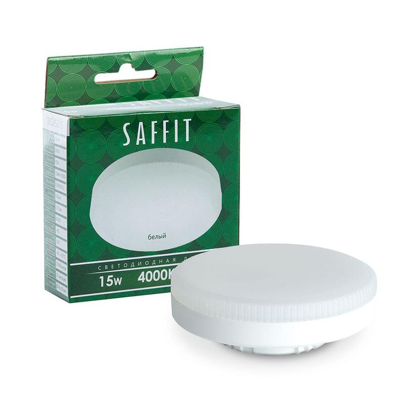 лампа светодиодная 15вт 230в gx53 4000к sbgx5315 saffit 55192 от BTSprom.by
