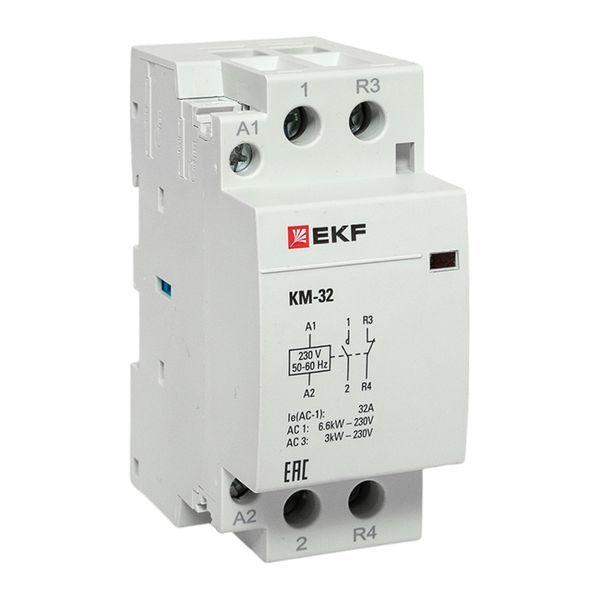 контактор модульный км 32а nо+nc (2 мод.) ekf km-2-32-11 от BTSprom.by
