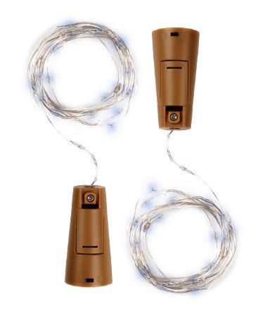 гирлянда "пробки" dc-g04-20ws2 20 led 3х(lr44/lr1154/ag13/g13) в компл. бел. (уп.2шт) фаzа 5059696 от BTSprom.by