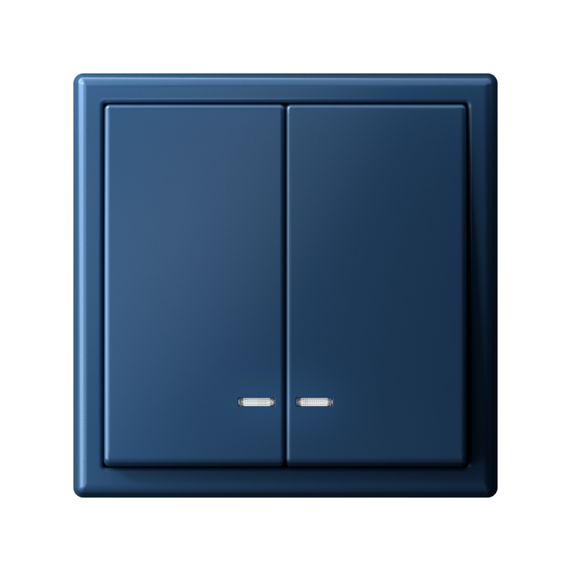  Выключатель 2-кл. ArtGallery (сх. 5а) 10AX с подсветкой быстрозажим. клем. механизм аквамарин SE GAL001153S фото в каталоге от BTSprom.by