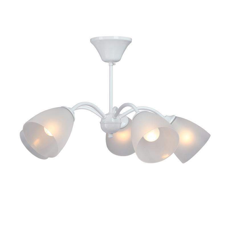  Люстра V3929-0/5PL 5хE27 макс. 40Вт плафон ПП Vitaluce V3929-0/5PL фото в каталоге от BTSprom.by