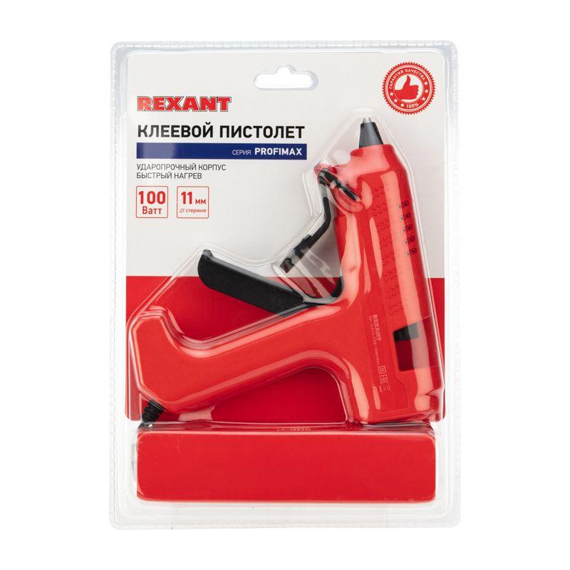 Пистолет клеевой 100Вт ProfiMax (блист.) Rexant 12-0118 фото в каталоге от BTSprom.by