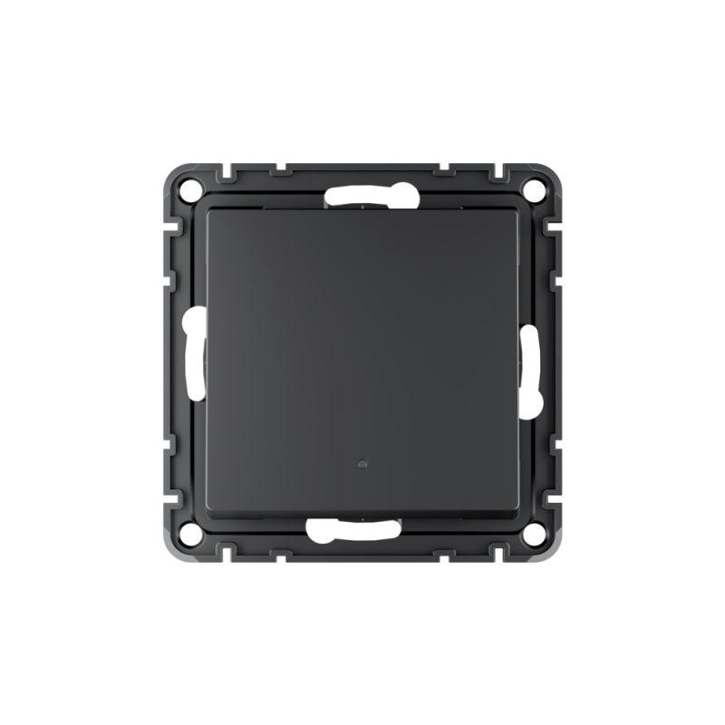  Выключатель 1-кл. AtlasDesign Smart 10А (сх. 1) L+N с подсветкой Zigbee механизм карбон SE ATN001013Z фото в каталоге от BTSprom.by