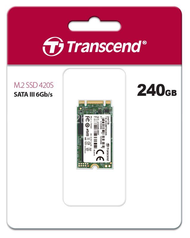 накопитель твердотельный ts240gmts420s 240gb m.2 2242 ssd sata3 3d tlc transcend 1000510068 от BTSprom.by