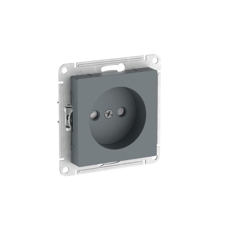 розетка atlasdesign 16а без заземл. защ. шторки быстрозажим. клем. механизм грифель se atn000749s от BTSprom.by