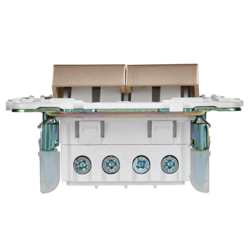  Выключатель перекрестный 2-кл. SKANDY 10А SK-V06Sa песочн. IEK SK-V23-0-10-K98 фото в каталоге от BTSprom.by