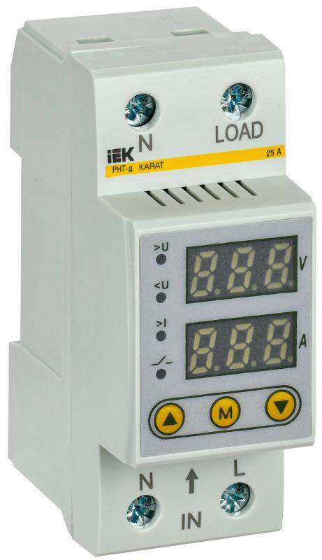 реле напряжения и тока рнт-д 1ф 36мм 25а karat iek ivc21-1-25 от BTSprom.by