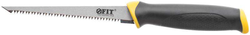 ножовка для гипсокартона. каленый зуб. прорезиненная ручка 150мм fit 15377 от BTSprom.by