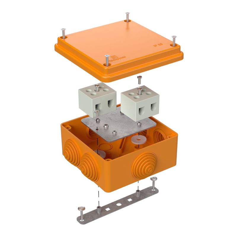 коробка огнестойкая оп 40-0300-fr10.0-4 е15-е120 100х100х50 промрукав 40-0300-fr10.0-4 от BTSprom.by