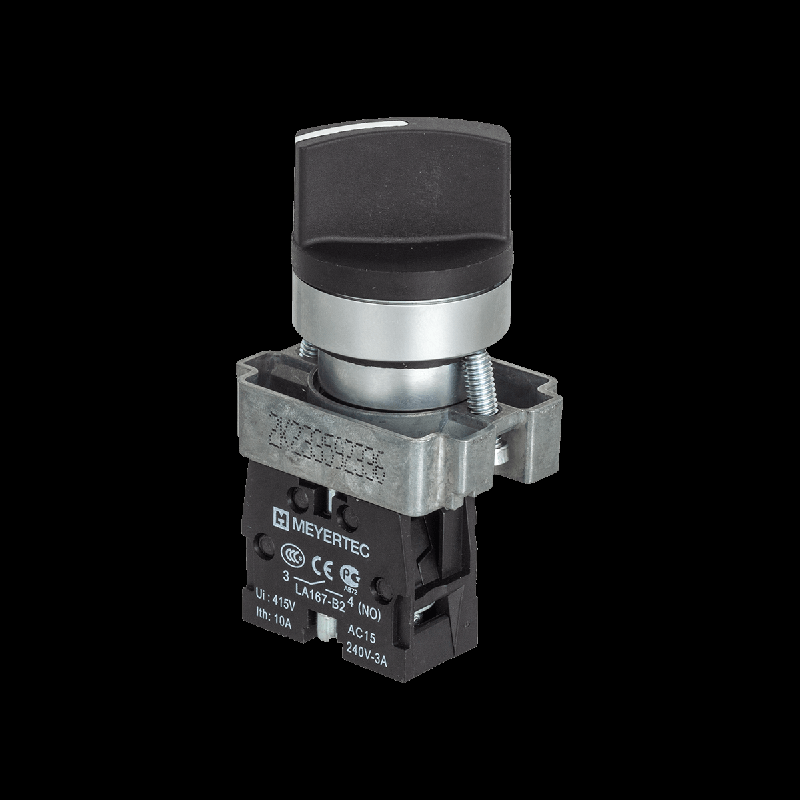 переключатель на 2 положения с фиксацией короткая ручка 1no ip67 металл mtb2-bdf21 овен 132661 от BTSprom.by