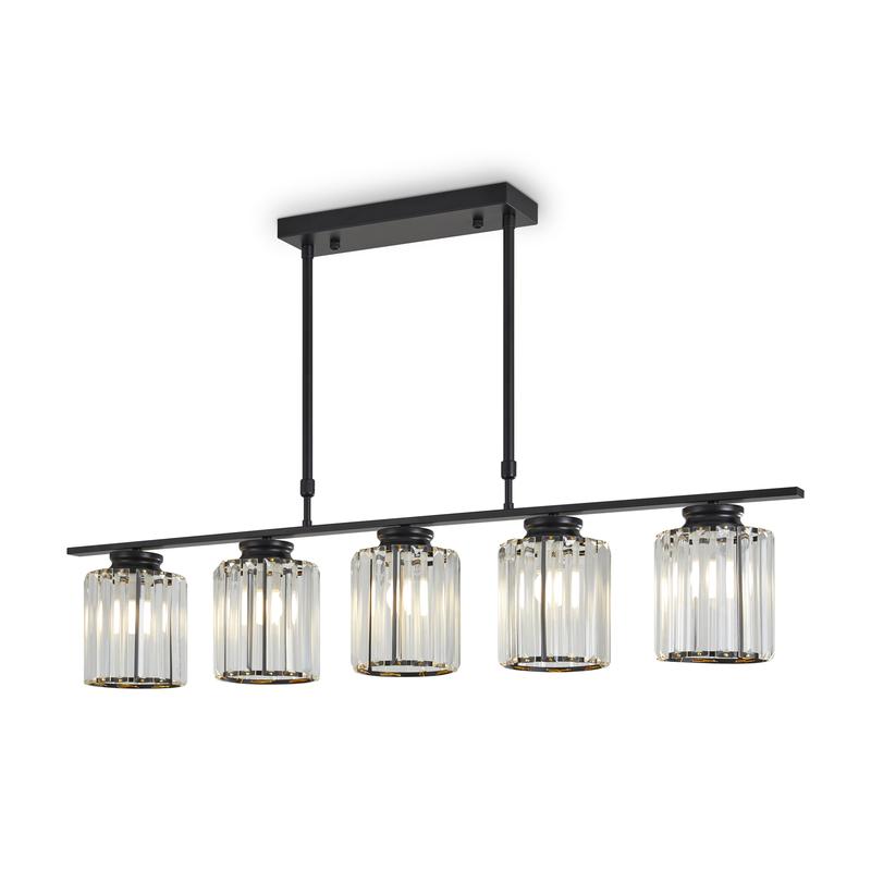  Светильник Ferrera 200Вт E27х5 IP20 подвесной Freya FR5474PL-05B фото в каталоге от BTSprom.by