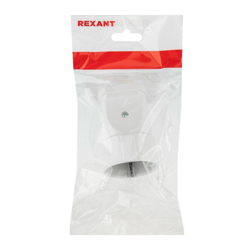  Розетка Евро разборная 16А с заземл. бел. Rexant 11-8528 фото в каталоге от BTSprom.by