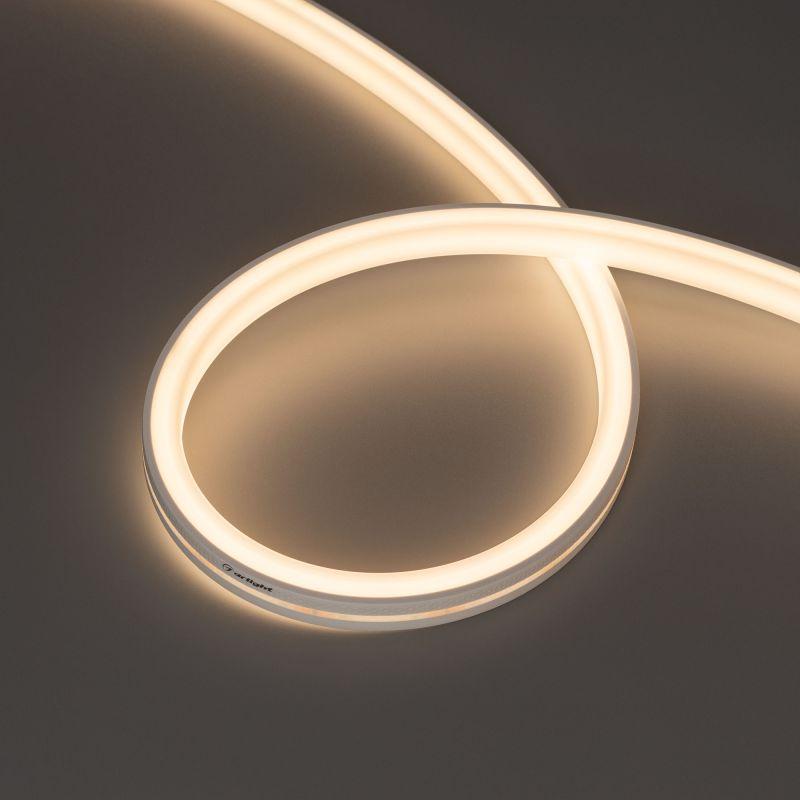 лента светодиодная moonlight-top-u-a156-13х12mm 24v warm 3000к 11вт/м ip67 5м wire x2 боков. вывод кабеля герметичная (уп.5м) arlight 042779 от BTSprom.by
