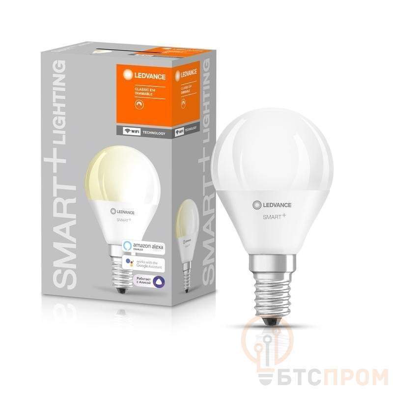 лампа светодиодная smart+ wifi mini bulb dimmable 40 5вт/2700к e14 ledvance 4058075485594 от BTSprom.by