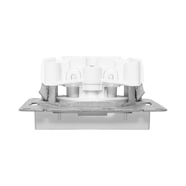  Розетка СП Эпика 16А без заземл. без шторок механизм алюм. EKF UP1-SOA-100 фото в каталоге от BTSprom.by