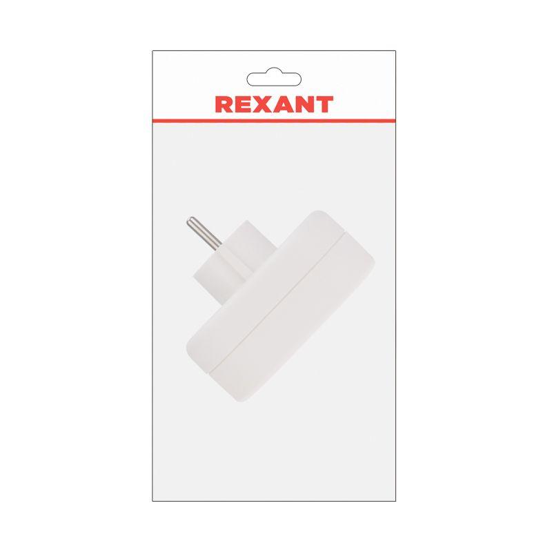  Разветвитель 2-м с заземл. 16А IP20 бел. Rexant 11-1075 фото в каталоге от BTSprom.by