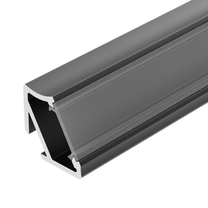 профиль alm-v60-2020 anod black l2020 алюм. arlight 026694(1) от BTSprom.by