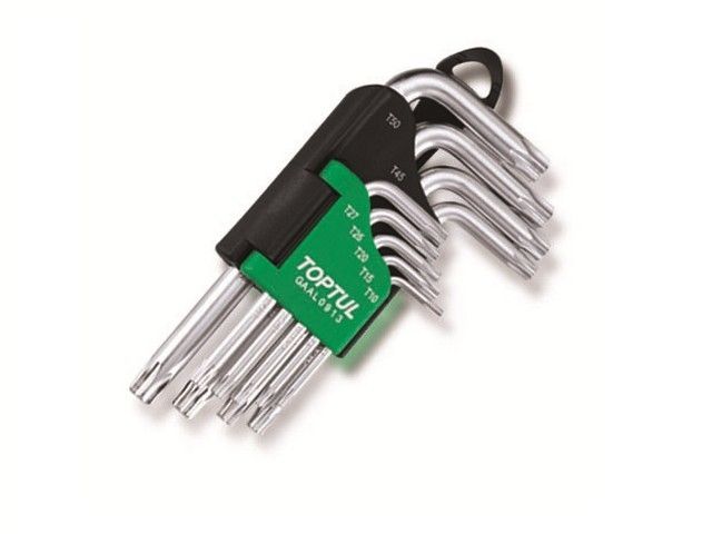 набор ключей torx t10-т50 9шт короткие toptul gaal0913 от BTSprom.by