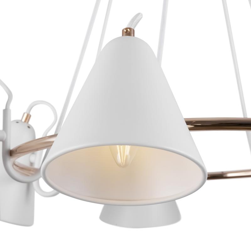  Светильник Falke 40Вт E14х7 IP20 подвесной Freya FR8001PL-07WG фото в каталоге от BTSprom.by