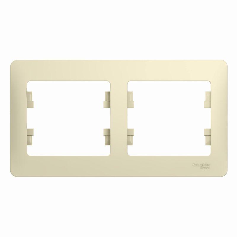 рамка 2-м glossa горизонт. беж. se gsl000202 от BTSprom.by