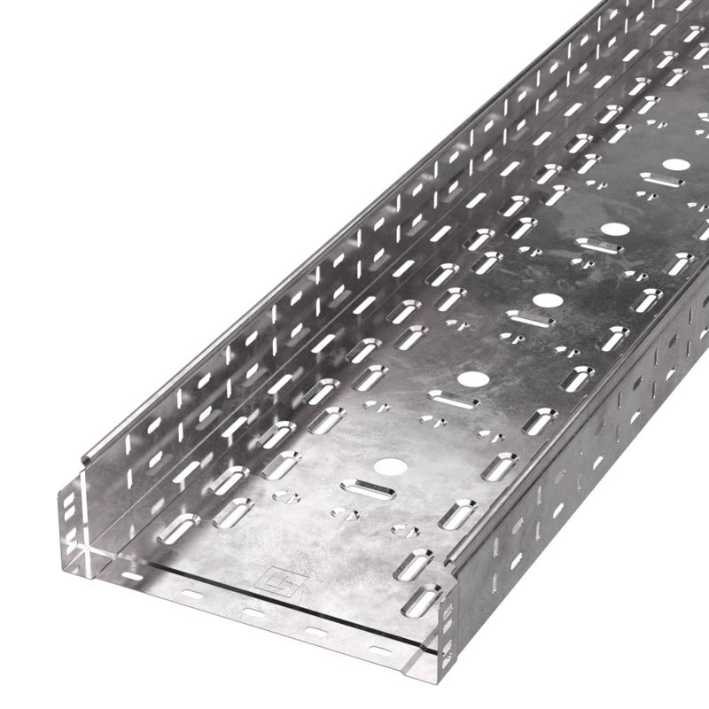 Лоток перфорированный 300х80 L3000 (0.8мм) Стандарт Промрукав PR16.0012 от BTSprom.by
