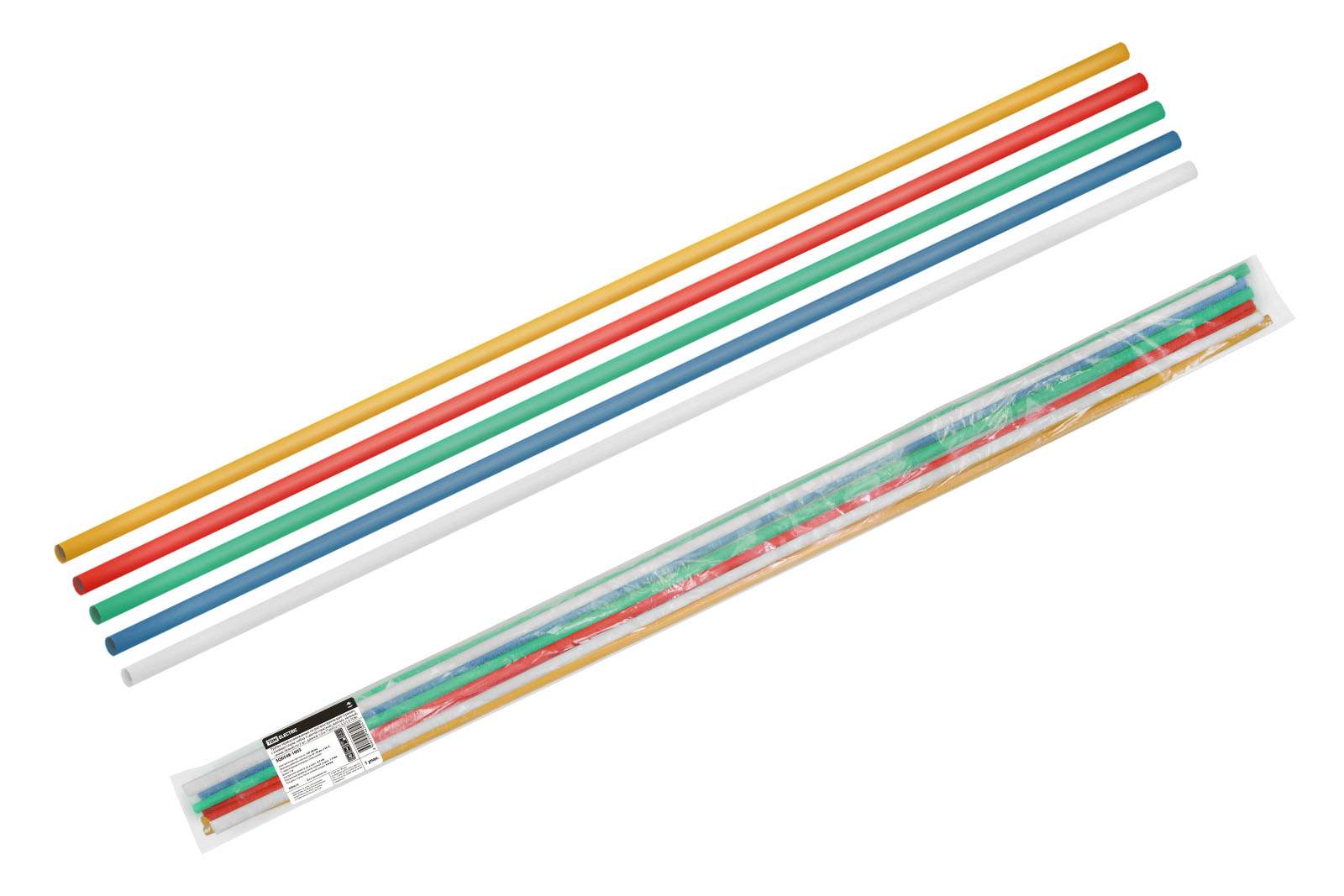 трубки термоусаживаемые, клеевые, набор 5 цветов по 2 шт. тткнг(3:1)-3,2/1,0 tdm от BTSprom.by