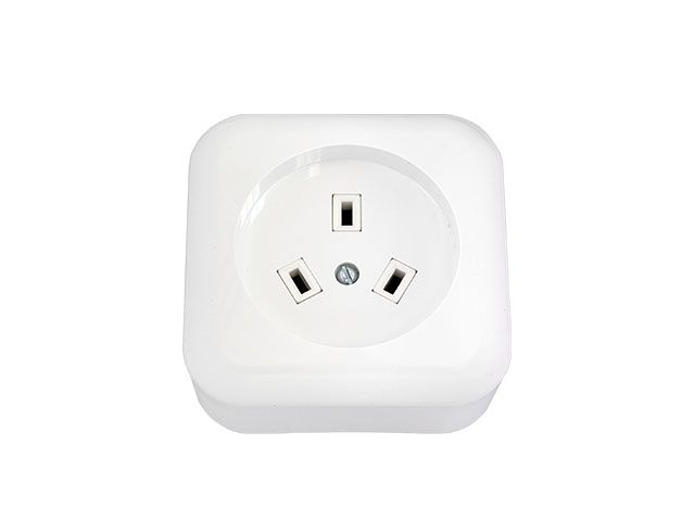 розетка силовая  ра32-002 bylectrica (1-ая к электроплите (открытая, с/з), подходит вилка в32-001) ра32-002 от BTSprom.by