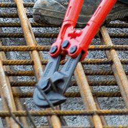  Ножницы для резки арматурной сетки L-950мм твердость кромок 62 HRC сменная ножевая головка кованый коннектор сер. Knipex KN-7182950 фото в каталоге от BTSprom.by