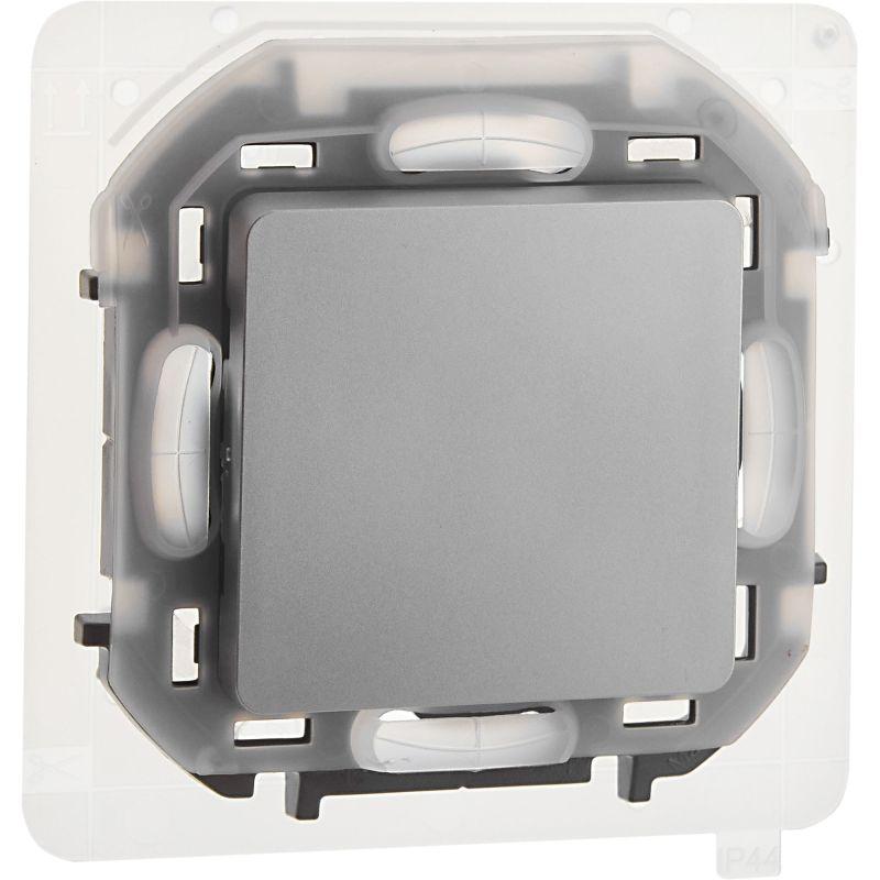 переключатель 1-кл. inspiria 10а ip44 250в 10ax механизм алюм. iek 673672 от BTSprom.by