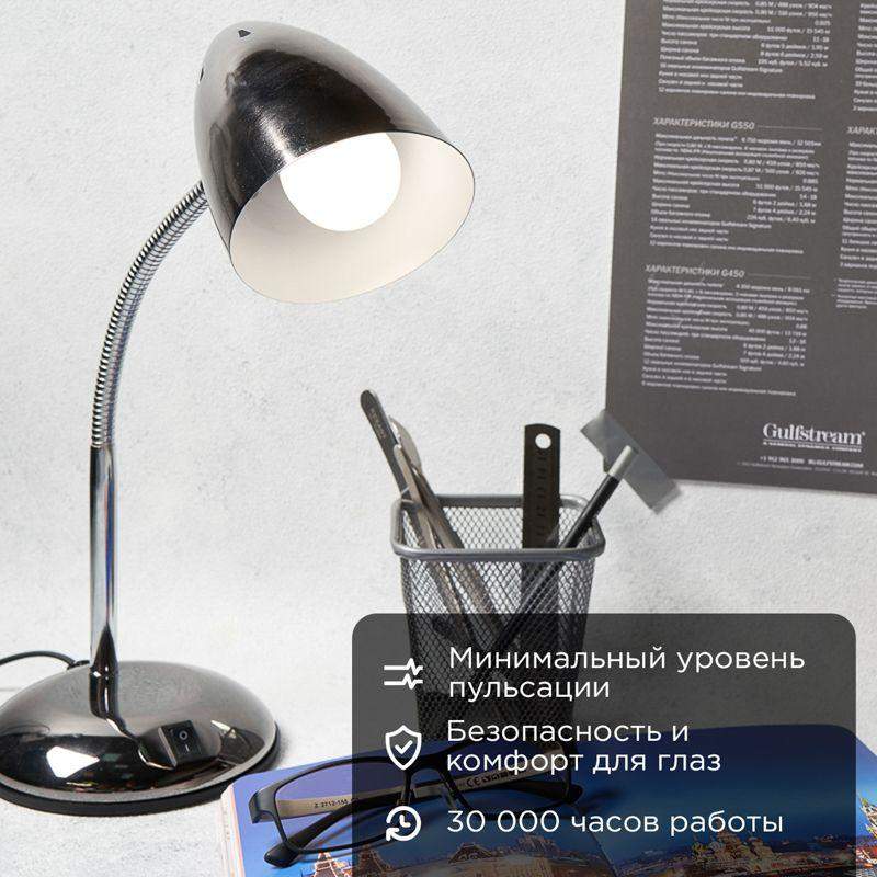 Лампа светодиодная 9.5Вт GL шар 4000К нейтр. бел. E27 903лм Rexant 604-040 фото в каталоге от BTSprom.by