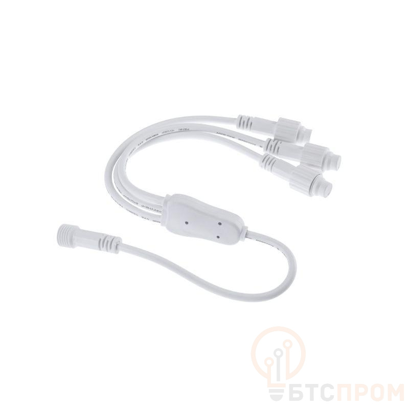 Разветвитель-Y для уличных гирлянд Professional (1 вход 3 выхода) бел. ПВХ Neon-Night 315-411 фото в каталоге от BTSprom.by  Разветвитель-Y для уличных гирлянд Professional (1 вход 3 выхода) бел. ПВХ Neon-Night 315-411 фото в каталоге от BTSprom.by