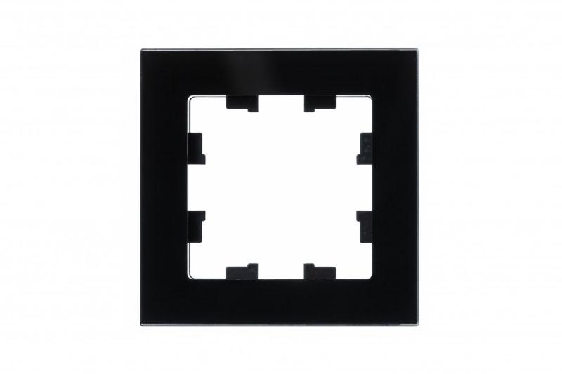  Рамка 1-м AtlasDesign Nature стекло черн. SE ATN321001 фото в каталоге от BTSprom.by