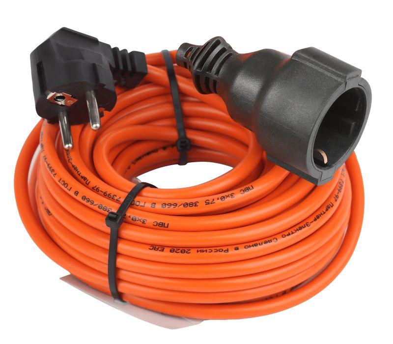 удлинитель-шнур 1х10м с заземл. 6а ip20 upx-1e-3х0.75-10m пвс 3х0.75 (бухта) эра б0046810 от BTSprom.by