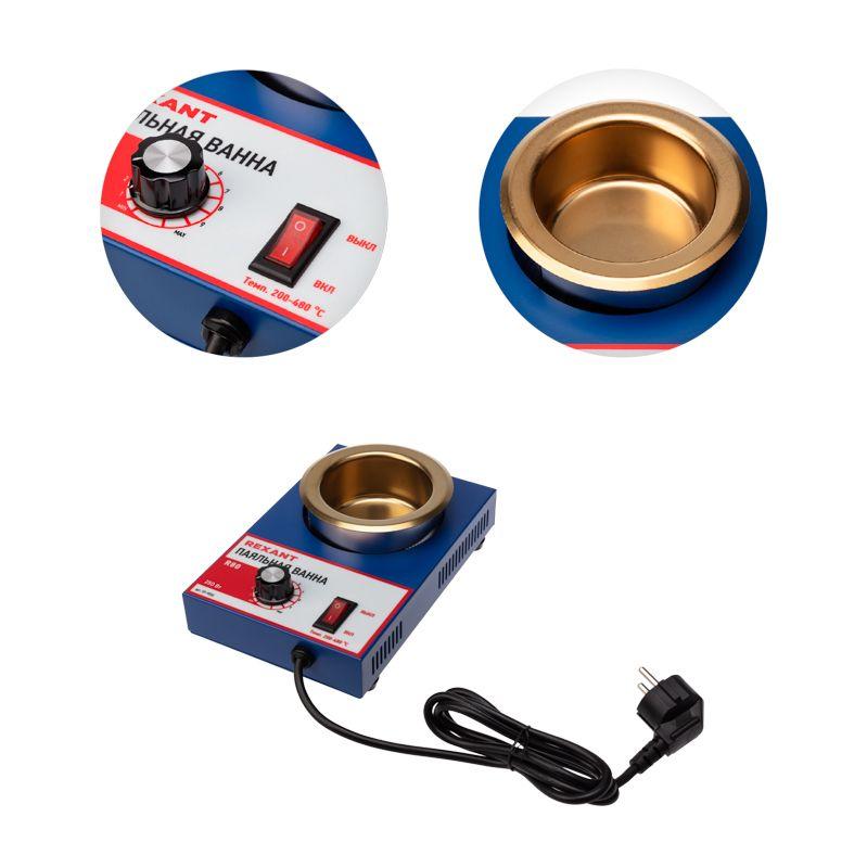  Ванна паяльная R80 300Вт 80мм 200-480град.C Rexant 09-9050 фото в каталоге от BTSprom.by