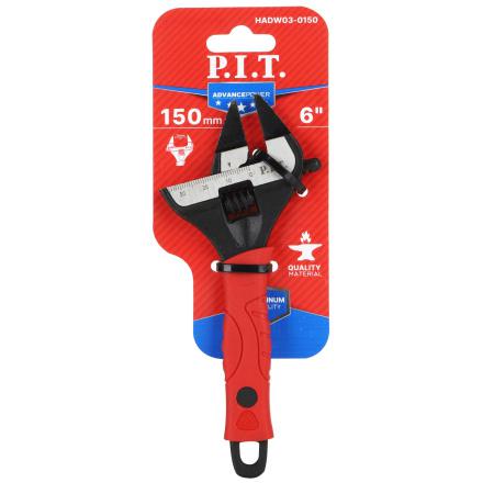 ключ разводной advance 150мм 35мм тонкие губки 5мм кованая сталь p.i.t. hadw03-0150 от BTSprom.by