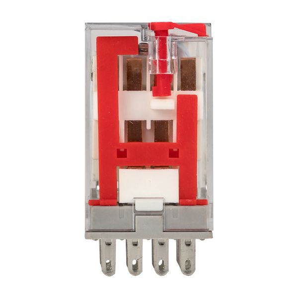  Реле промежуточное RPAt 22/4 5А 230В AC с кнопкой и мех. индикацией AVERES EKF rpat-22-4-230AC фото в каталоге от BTSprom.by