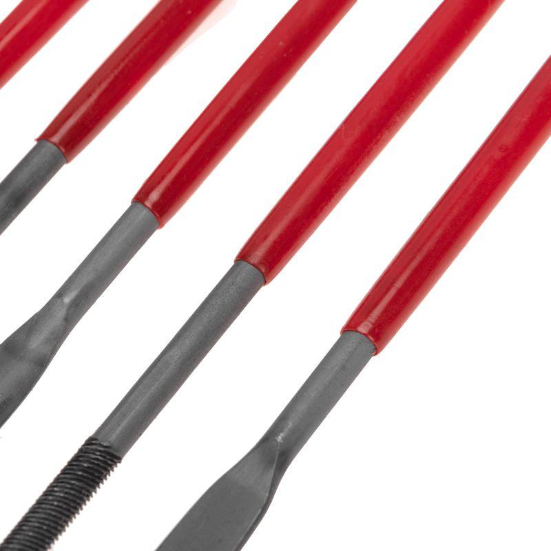  Набор надфилей 160х4мм обрезиненные рукоятки Kranz KR-12-4103 фото в каталоге от BTSprom.by