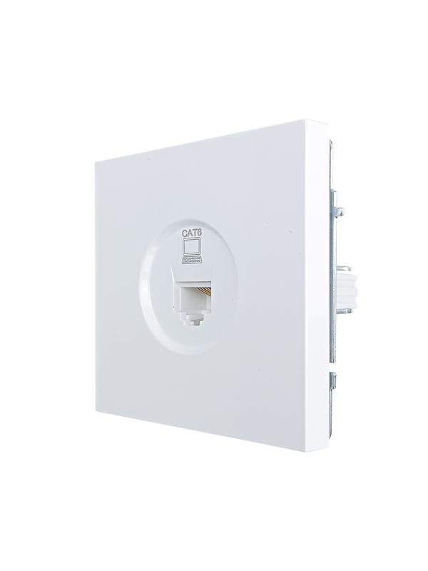  Розетка компьютерная 1-мест. СП ZIMA бел. LEZARD 704-0288-140 фото в каталоге от BTSprom.by