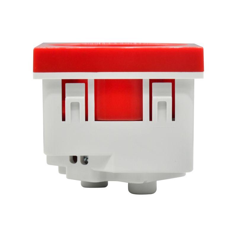  Розетка PRIMER 45град. с заземл. защ. шторки винт. зажим РКС-20-32-П-45 красн. IEK PR-KK40D-RSZH-2-2-45-K04 фото в каталоге от BTSprom.by