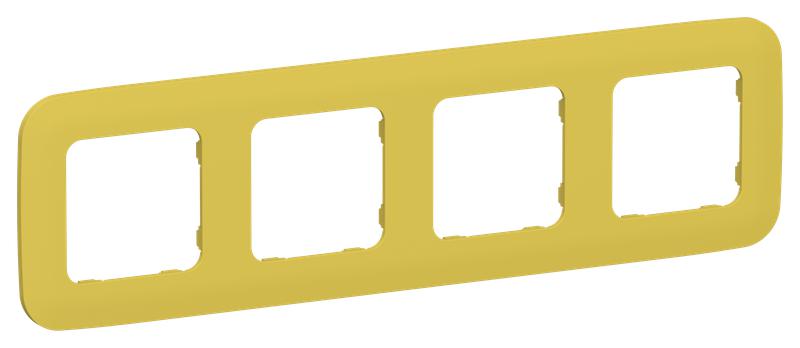 рамка 4-м сп flite ру-4-а-флжк желт. карри iek fi-m42-31-20-k44 от BTSprom.by