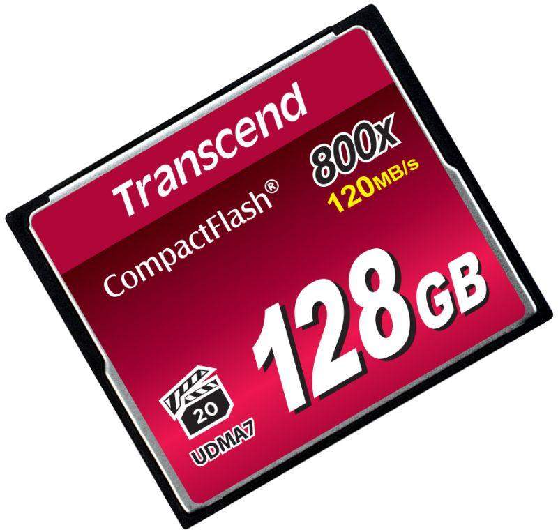  Карта памяти TS128GCF800 128GB Compact Flash 800x Transcend 1000513713 фото в каталоге от BTSprom.by