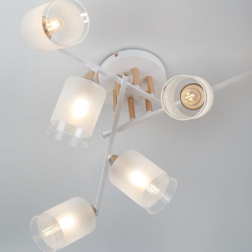  Люстра Georgiana 9144-205 6хЕ27 60Вт модерн Rivoli Б0055879 фото в каталоге от BTSprom.by