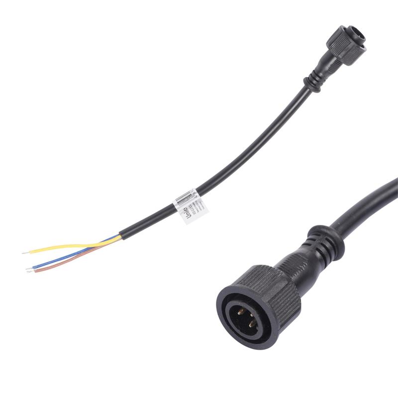 провод ucx-ll2/l52-0.25m/m7 220v black 25см для подключ. линейных прожекторов 220в l52 l53 разъем "папа" uniel ul-00009504 от BTSprom.by
