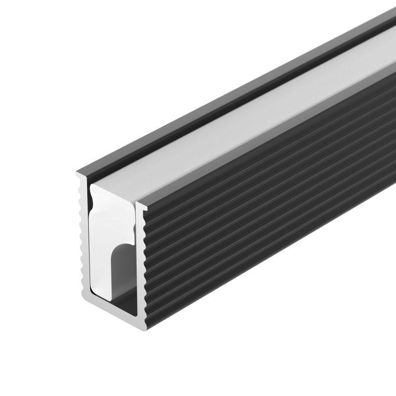 профиль sl-mini-6-h9-2000 anod black l2000 алюм. arlight 044082 от BTSprom.by